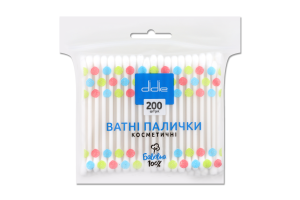 Палочки ватные косметические Didie 200шт