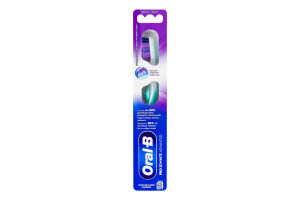 Щетка зубная средней жесткости Усовершенствованное отбеливание Pro-3D White Oral-B 1шт