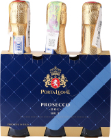 Вино игристое 0.2л 11% белое брют виноградное DOC Prosecco Porta Leone бут