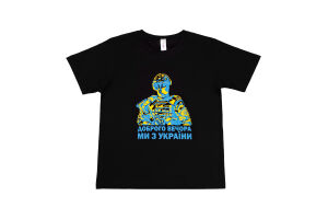 Футболка жіноча Roksana 1359 Військовий чорний M