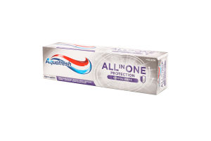 Паста зубная Crystal White All in One Protection Aquafresh 75мл