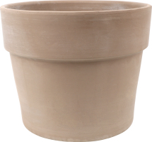 Горщик д/квітів Перфетто 3,2л мокко кераміка 20*16см Шинкар