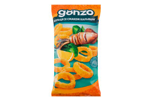Кольца кукурузные со вкусом кальмара Gonzo м/у 150г