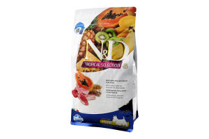 Корм д/собак дрібних порід N&D Tropical Selection низькозерновий з ягням сухий 1,5кг Farmina