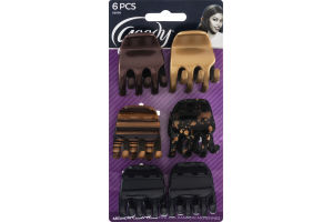 Goody Medium Claw Clips - 6 CT