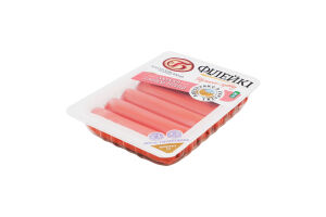 Сосиски из мяса птицы Филейки Богодухівський м'ясокомбінат 1с лоток 0.275кг