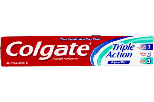 Colgate Triple Action Toothpaste Original Mint