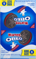 Oreo Winter Chocolate Sandwich Cookies King Size - 10 PK