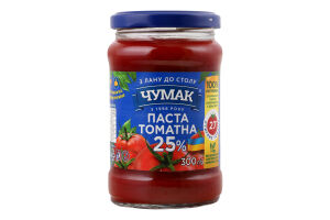 Паста томатна 25% Чумак с/б 300г