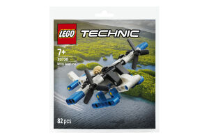 Конструктор для дітей від 7років №30736 White seaplane Technic Lego 82ел
