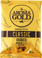 Кофе молотый Arabica Classic Aroma Gold м/у 80г