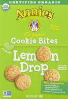 Annie's Homegrown Organic Cookie Bites Lemon Drop