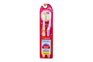 Colgate Plus Cleaning Tip Toothbrush Soft - 2 CT