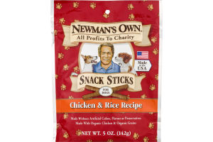 Newman's Own Organics Snack Sticks Chicken & Rice