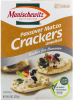 Manischewitz Passover Matzo Crackers Unsalted