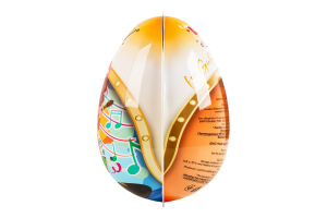 Яйцо пластиковое для девочки с конфетами и сюрпризом Lucky egg Wooow п/у 80г в ассорт