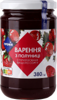 Полуниця варення упак., 0,380 Премія