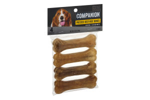 Companion Dog Chews Pressed Beefhide Bones - 4 CT