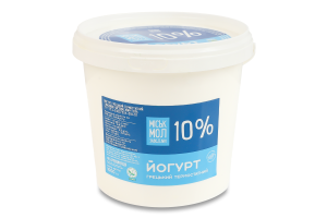 Йогурт 10% термостатный Греческий Міськмолзавод №1 ведро 1кг