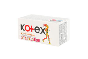 Тампони гігієнічні Супер Active Kotex 32шт