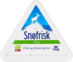 Сир Snofrisk м'який вершковий з кропом коз/мол 65%