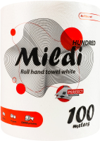 Рушник паперовий білий 100м Mildi 1шт