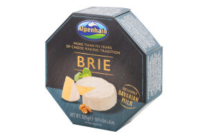 Сир 50% м'який з білою пліснявою Брі Селект Alpenhain к/у 0.125кг