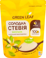 Стевия сладкая ванильная 1:1 Green Leaf д/п 100г