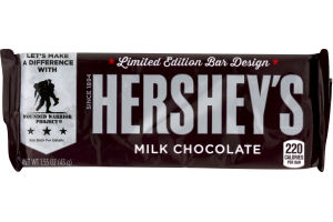 HERSHEY’S Milk Chocolate Bar, Wounded Warrior Project Limited Edition Design, 1.55 oz