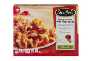 Stouffer's Classics Lasagna Bake with Meat Sauce