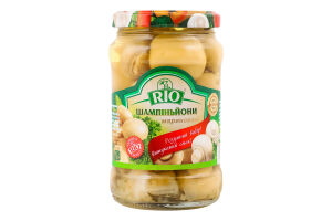Шампиньоны маринованные с луком Rio с/б 280г