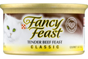 Fancy Feast Tender Beef Feast Classic Gourmet Cat Food
