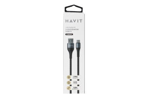 Кабель Havit USB to Type-C black 1м HV-CB651C