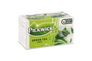 Чай зелений з м'ятою Pickwick к/у 20х2г