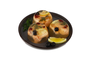 Заливне Святкове з червоною рибою 200г