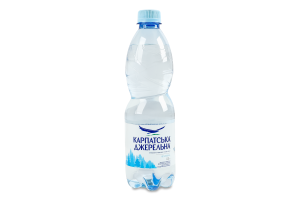 Вода минеральная негазированная природная столовая гидрокарбонатная кальциевая Карпатська джерельна п/бут 0.5л