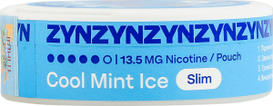 Подушечки никотиносодержащие 13.5мг ZYN Slim Cool Mint Ice 20х0.7г