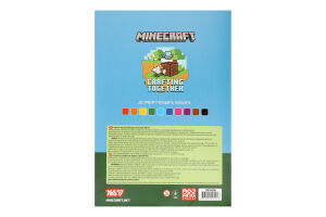 Картон кольоровий Minecraft двосторонній 10кольорів 10аркушів Yes