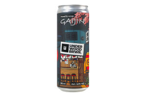 Пиво 0.33л 3% светлое нефильтрованное неосветленное непастеризованное Gaijin Tomato gose Underwood Brewery ж/б