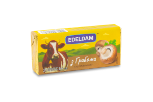 Сыр плавленый 20% С грибами Edeldam м/у 64г