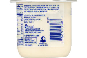 Dannon Whole Milk Yogurt Orange Cream