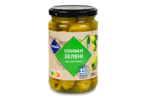 Оливки Премія зелені без кісточок