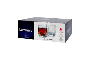 Набор стаканов низких 270мл №N1285 Brighton Luminarc 6шт