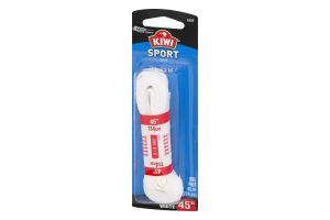 Kiwi 45'' Sport Laces Flat White - 1 CT