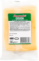 Сыр 45% твердый нарезанный ломтиками Gouda Яготинський м/у 200г