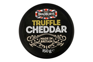 Сир Bradburys Чедер з чорним трюфелем 50%