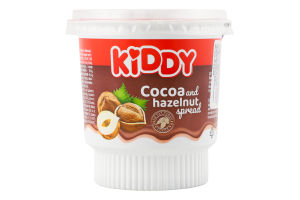 Какао-крем з лісовими горіхами Cocoa&Hazelnut Kiddy ст 400г