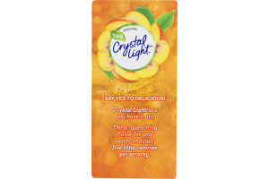 Crystal Light Tea On-The-Go Drink Mix Peach Iced Tea - 10 PKS