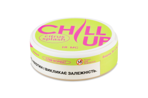 Подушечки никотиносодержащие бестабачные для орального использования с подсластителями Chill Up Citrus splash 20шт