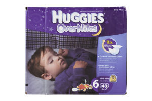 Huggies OverNites Diapers Disney 6 35 LB - 48 CT